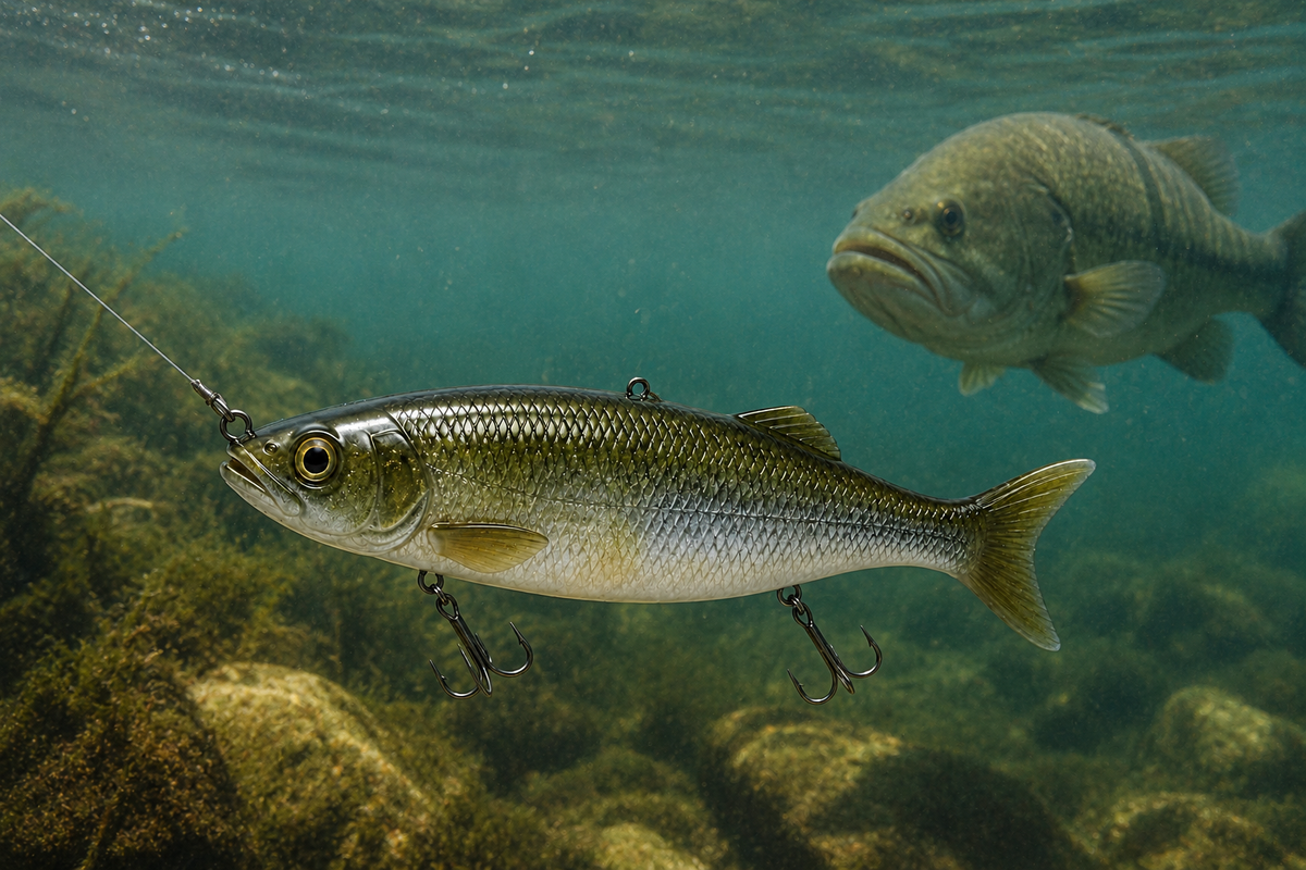 Bass Swimbait – Fish-Inspired Design, 210mm