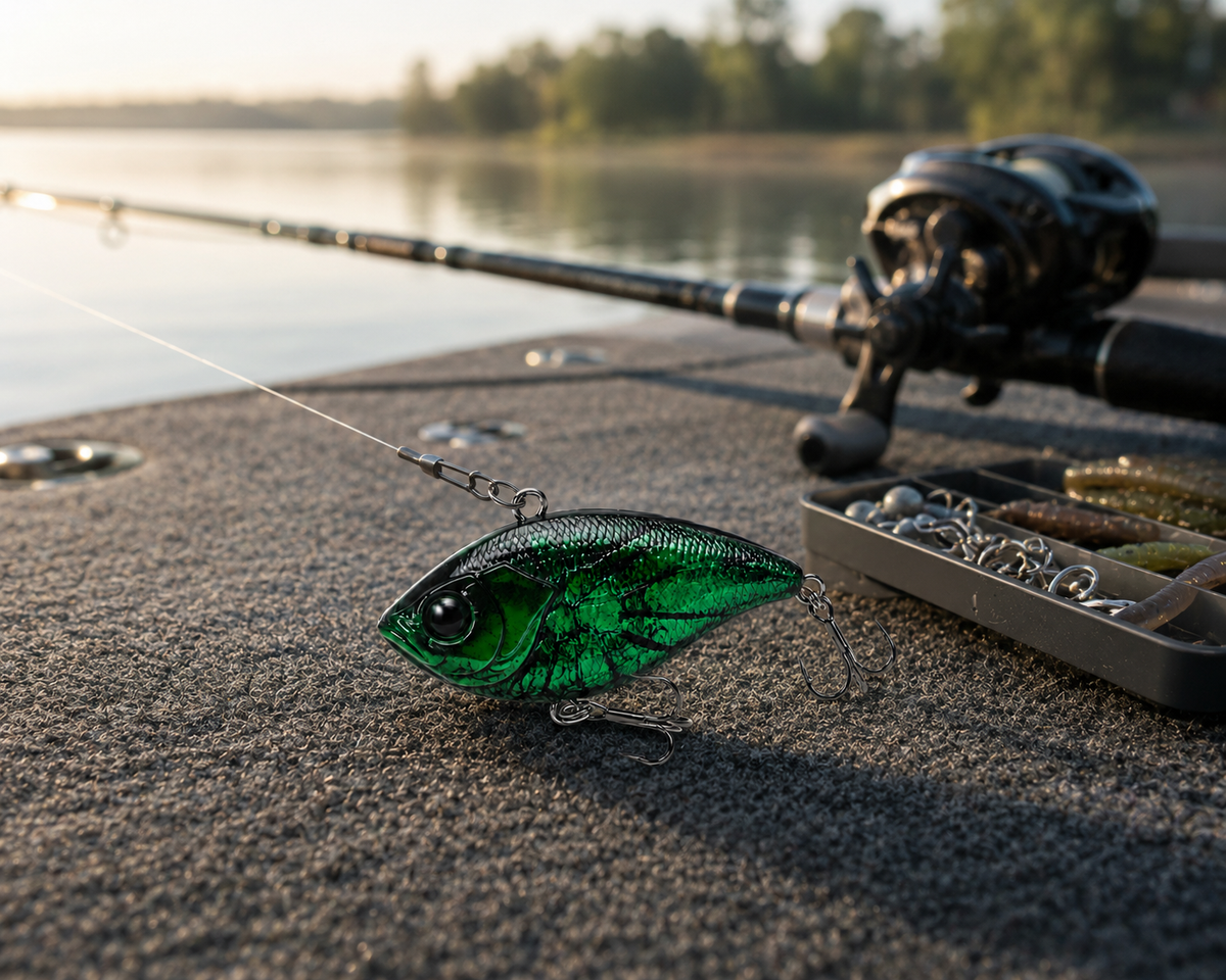 Red Craw Lipless Crankbait Fishing Lure