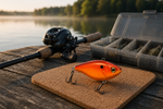 Orange Shad Pattern Lipless Crankbait Fishing Lure