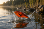 Orange Craw Lipless Crankbait Fishing Lure