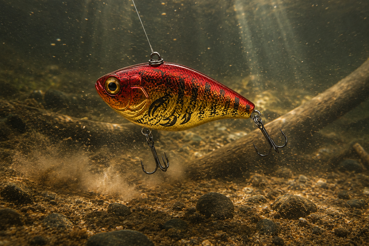 Red Gold Lipless Crankbait Fishing Lure