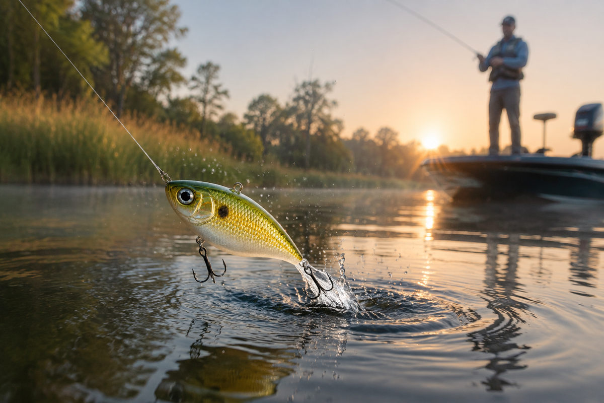 Shad Pattern Lipless Crankbait Fishing Lure